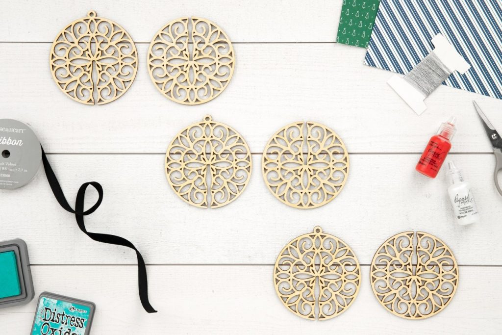 CTMH DIY Round Ornaments