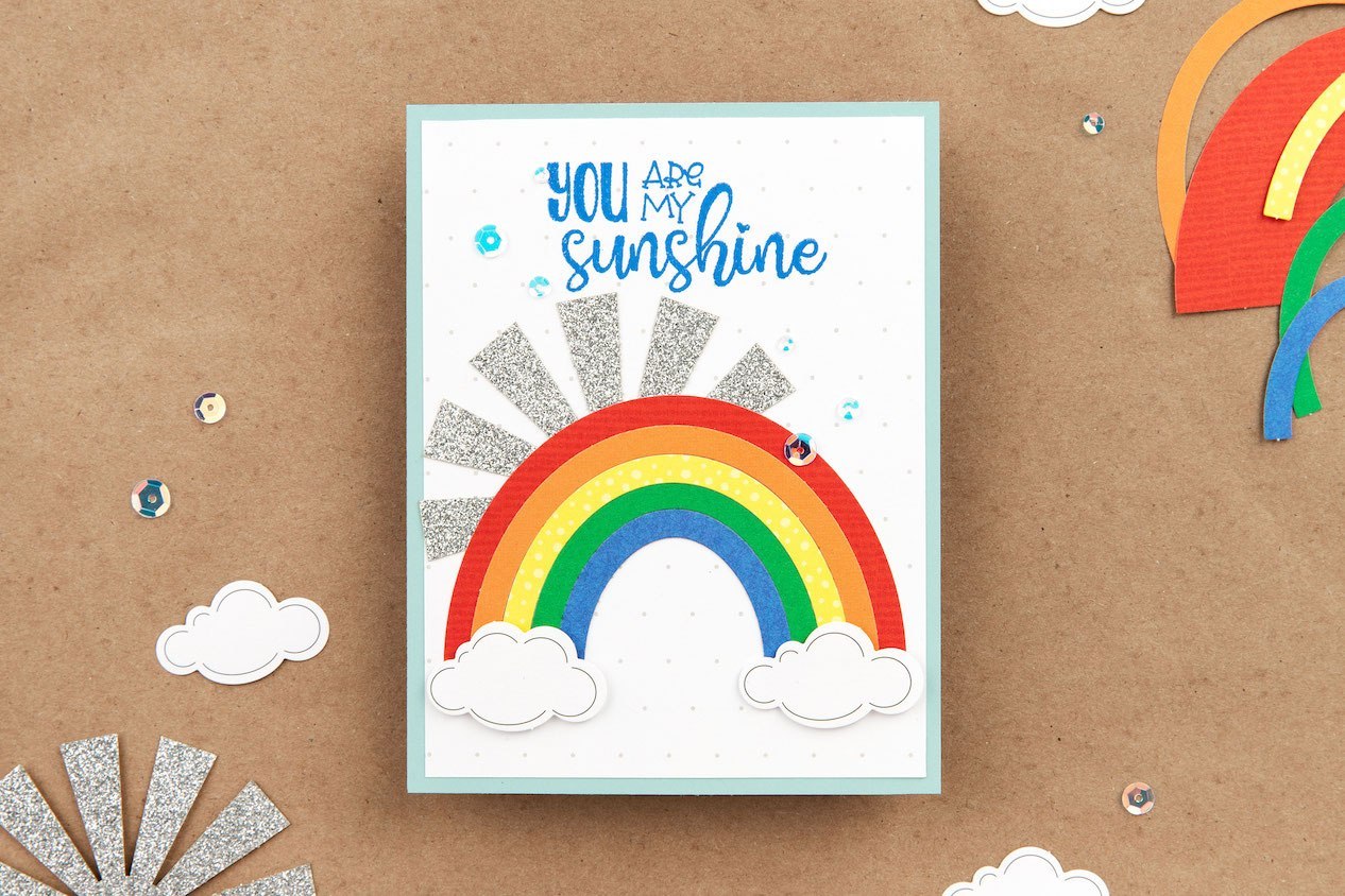 CTMH Home Sweet Home Rainbow Card