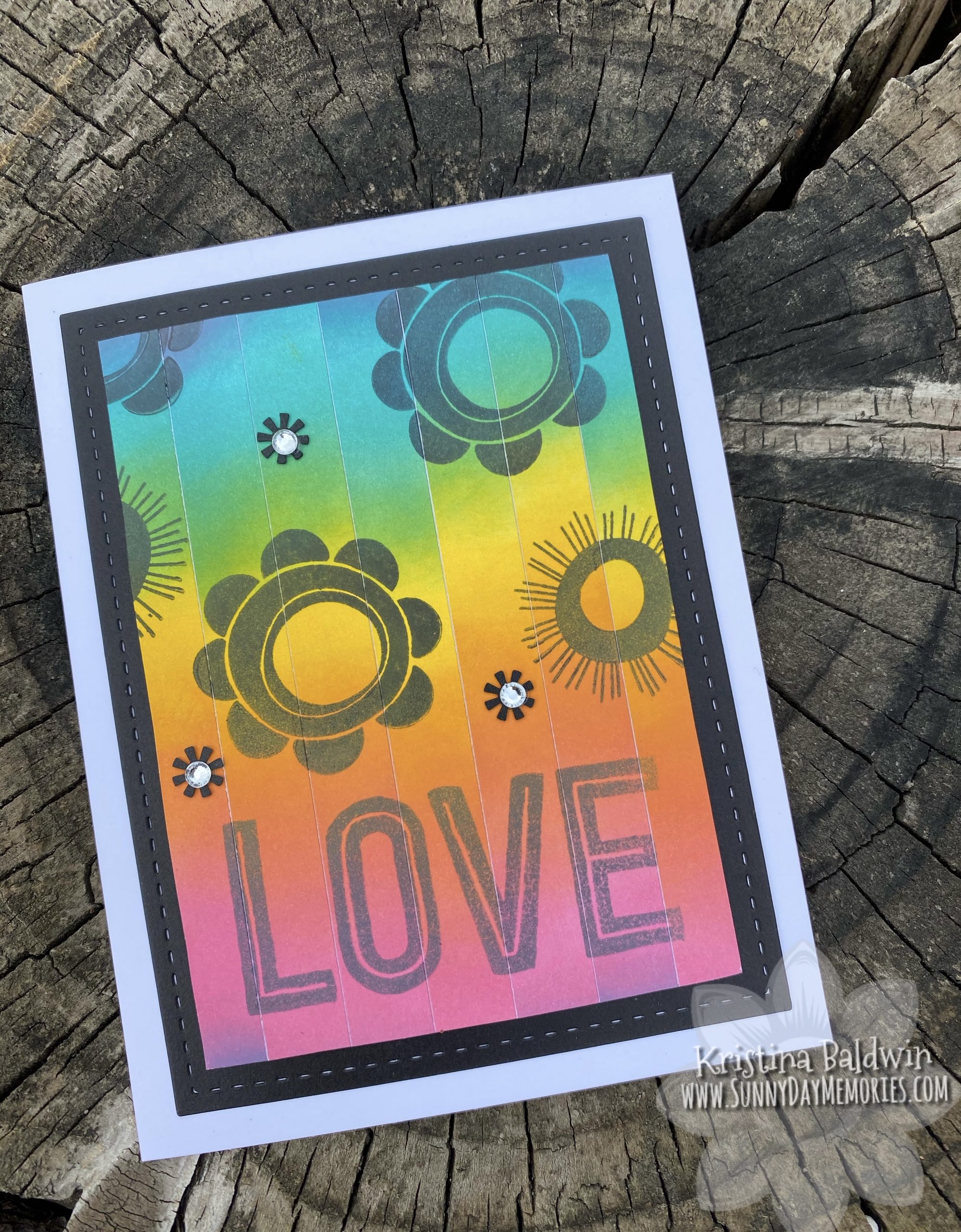 CTMH Cherished Blossoms Love Card