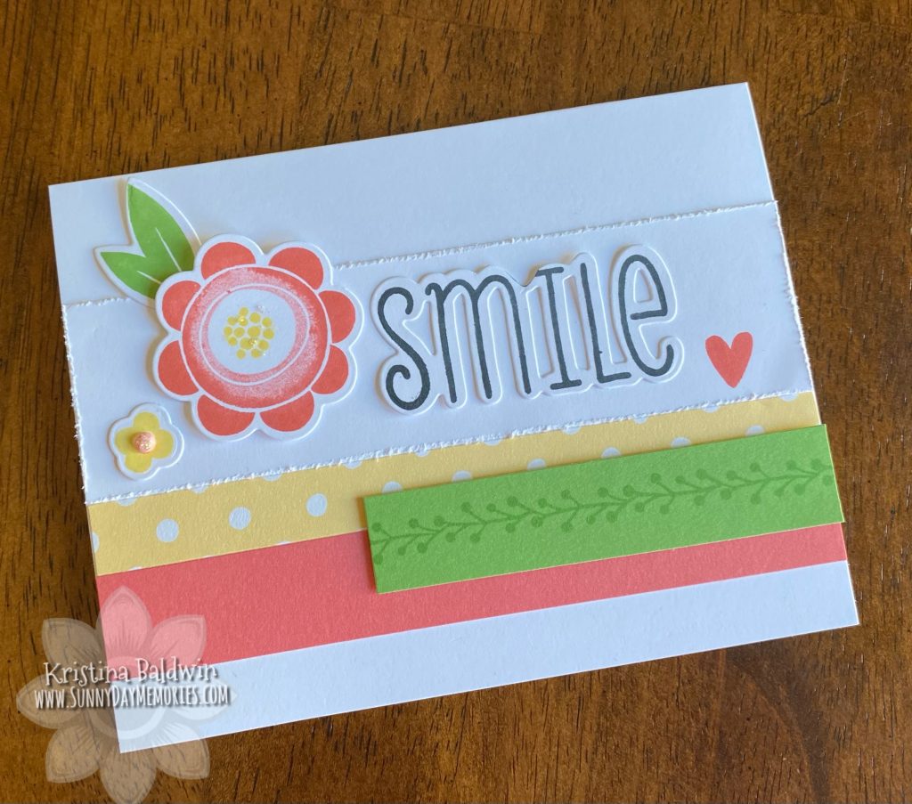 Cherished Blossoms Smile Card