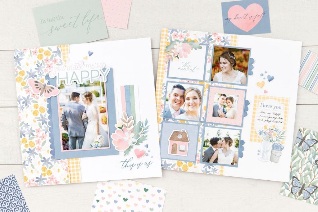 CTMH Lovely Wedding Layout