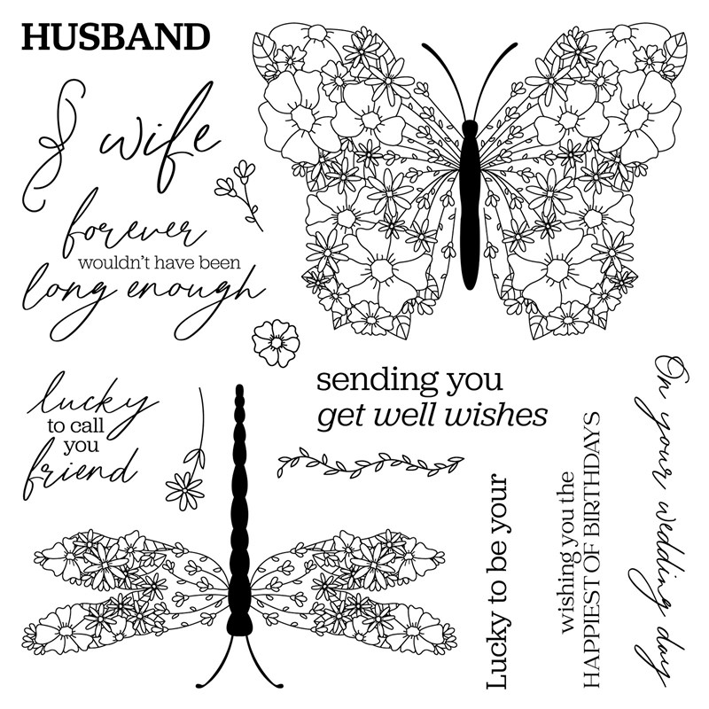 CTMH March Stamp of the Month, Winged Masterpiece