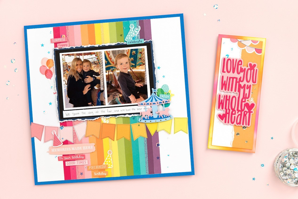 CTMH Two-toned, White Core Cardstock Projects