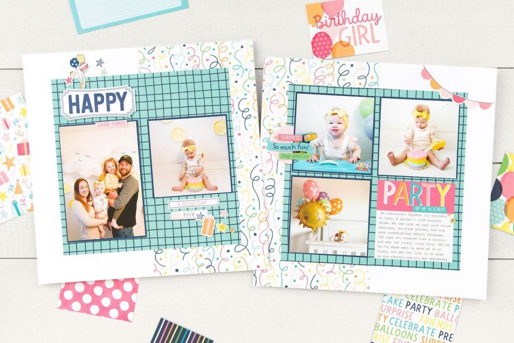 CTMH Pocket Pages Scrapbook Layout