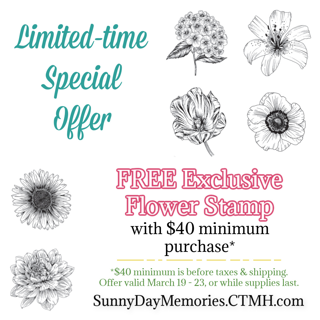 Free Exclusive Flower Stamp