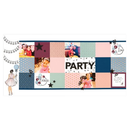 CTMH Party Girl Party 2-Page Layout