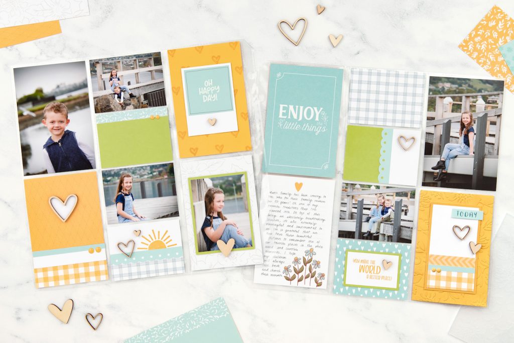 CTMH Picture My Life Pocket Scrapbooking Layout