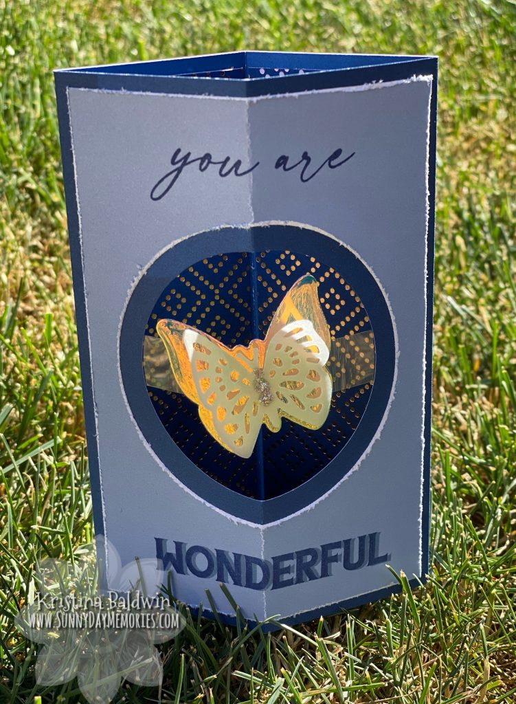 CTMH You Are Wonderful Floating Box Card