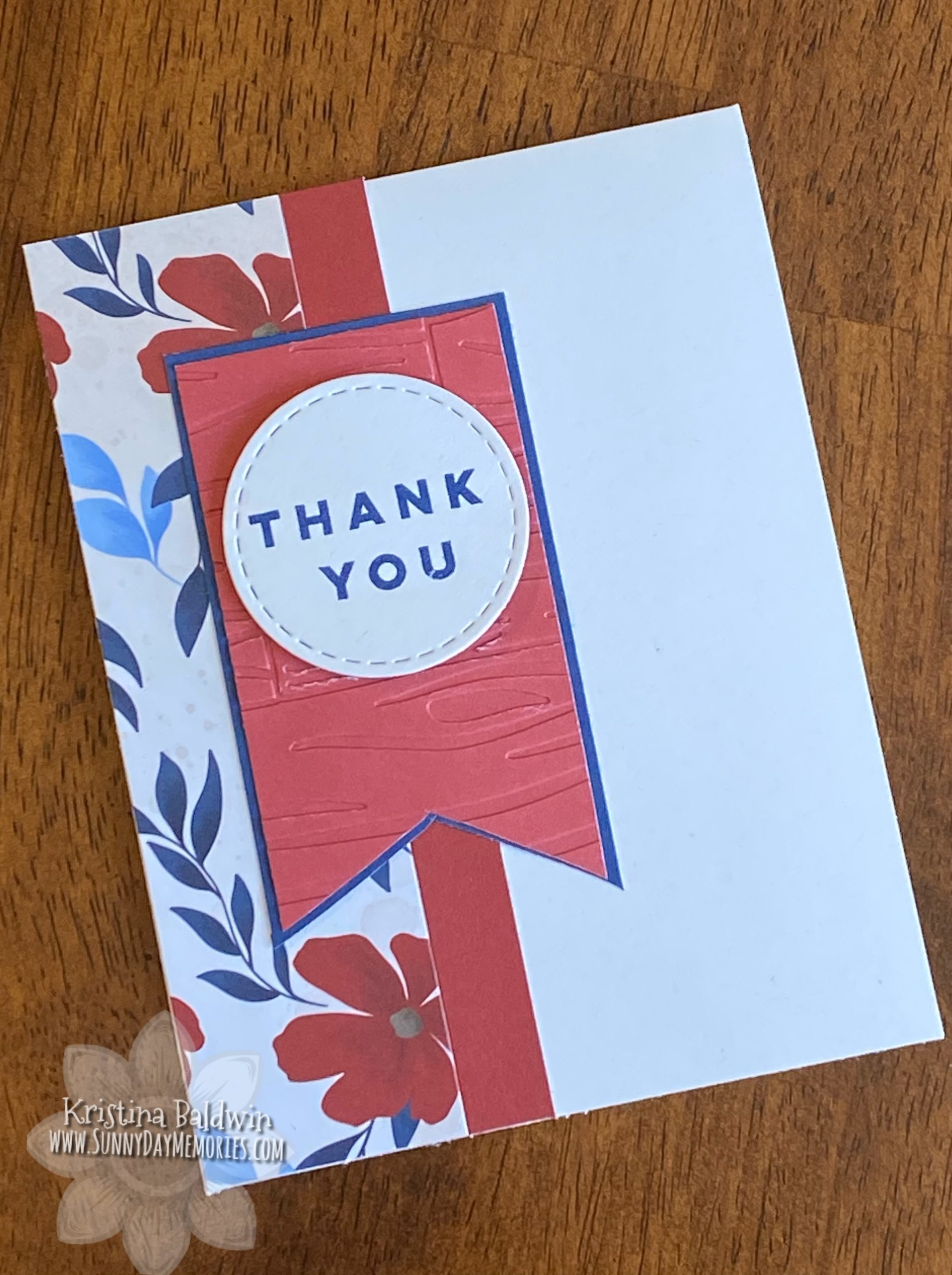 A Simple Thank You Card