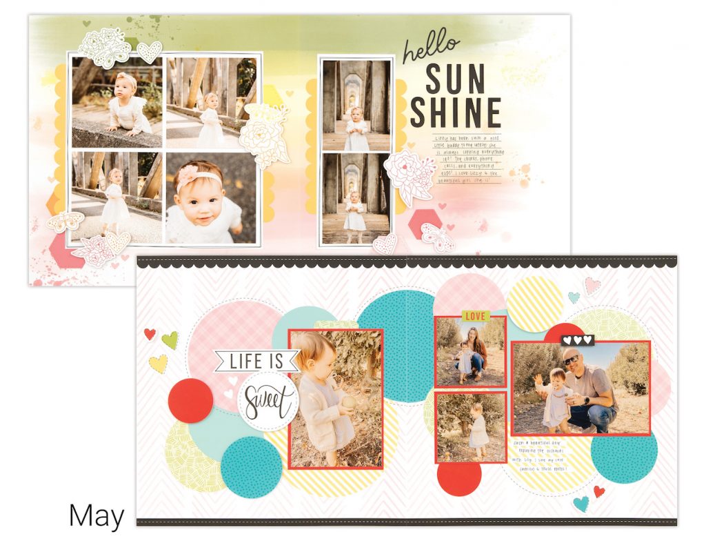 CTMH Craft with Heart Scrapbooking Kit May Layouts