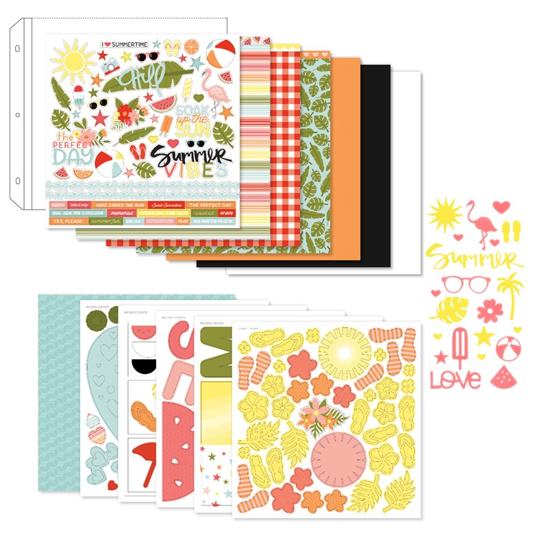 CTMH Summer Vibes Scrapbooking Kit