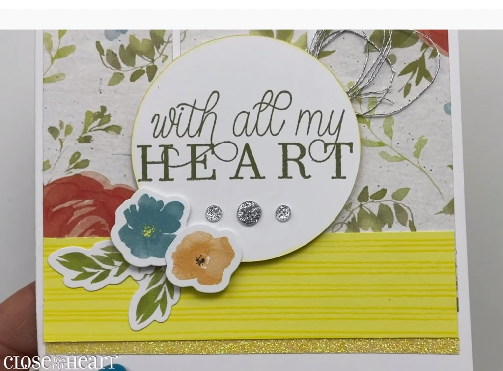 CTMH Tone on Tone Stamping Card Sample