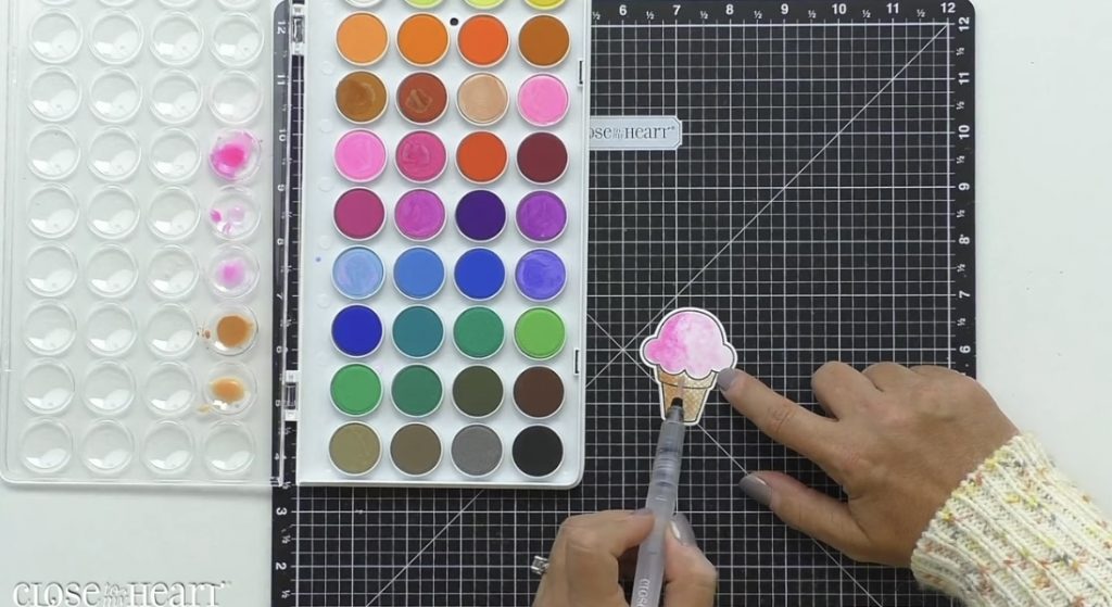 Shadow Painting with Watercolor Paints