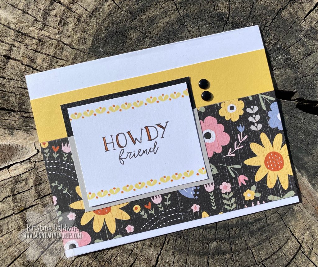 Hillside Cottage Howdy Friend Card