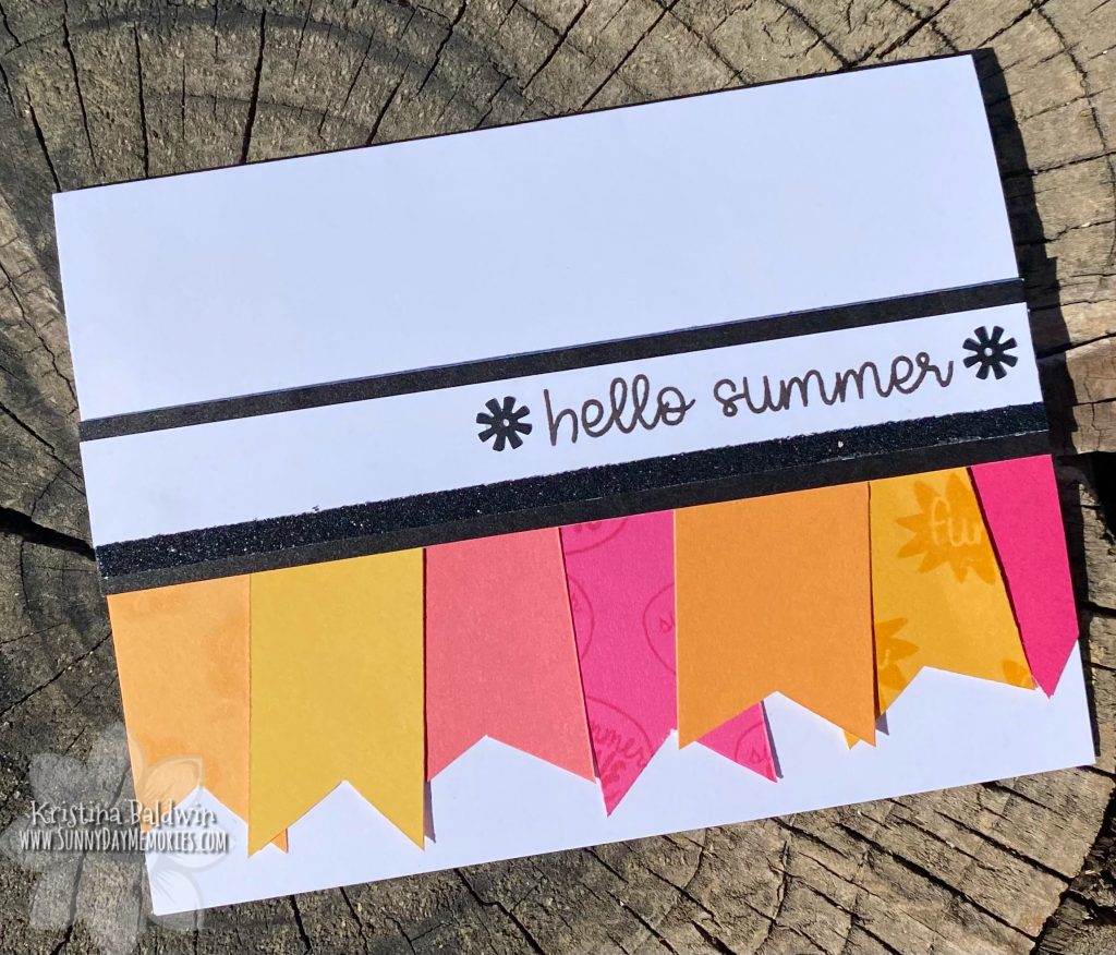 CTMH Hello Summer Banner Card