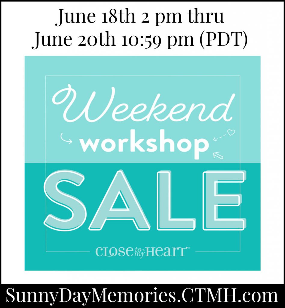 CTMH Weekend Workshop Sale