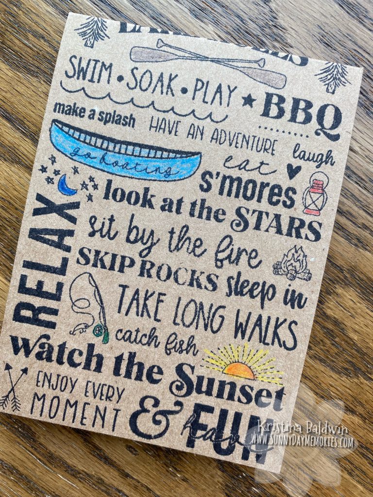 CTMH Lake Rules Card