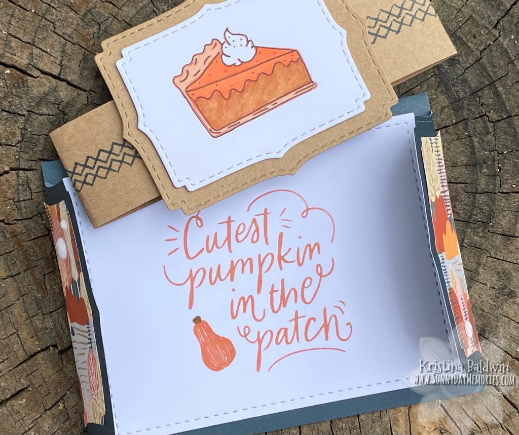 Open Cutest Pumpkin in the Patch Card