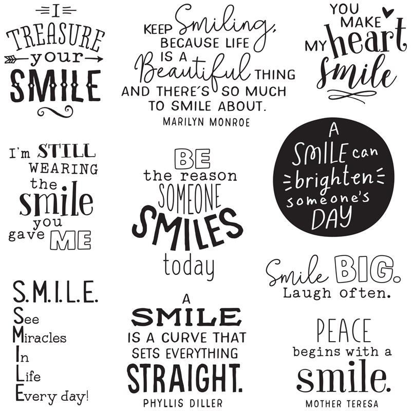 CTMH Smile Big Stamp Set