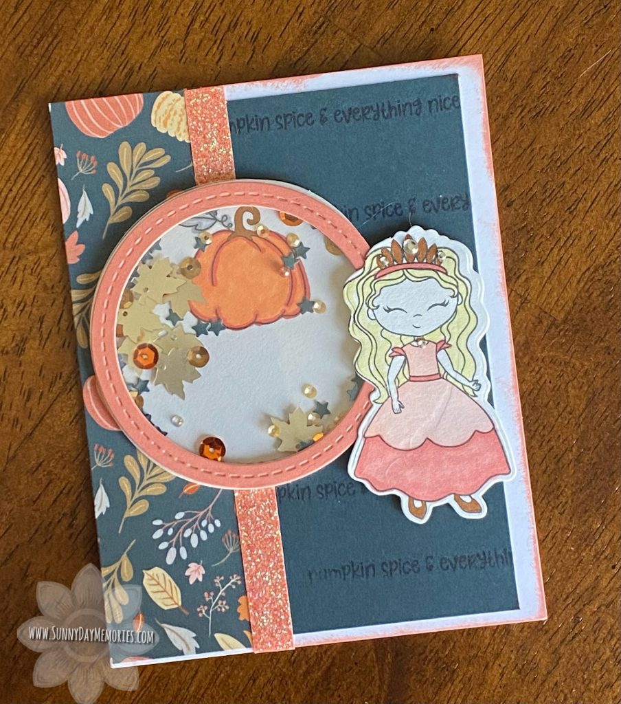 Olivia Halloween Besties Shaker Card