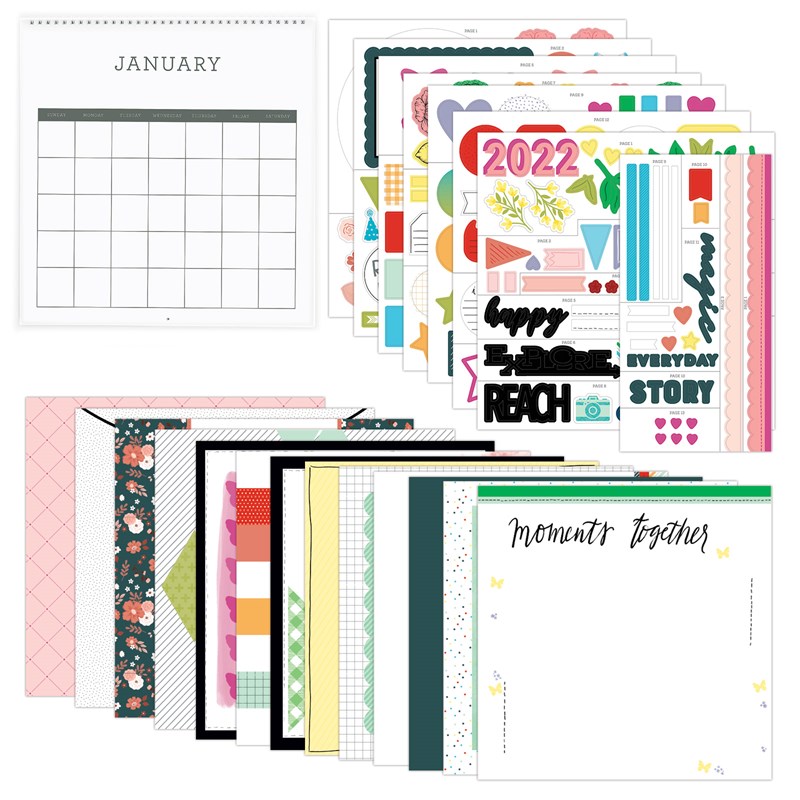 CTMH Remember Today Calendar Kit without Stamp Set