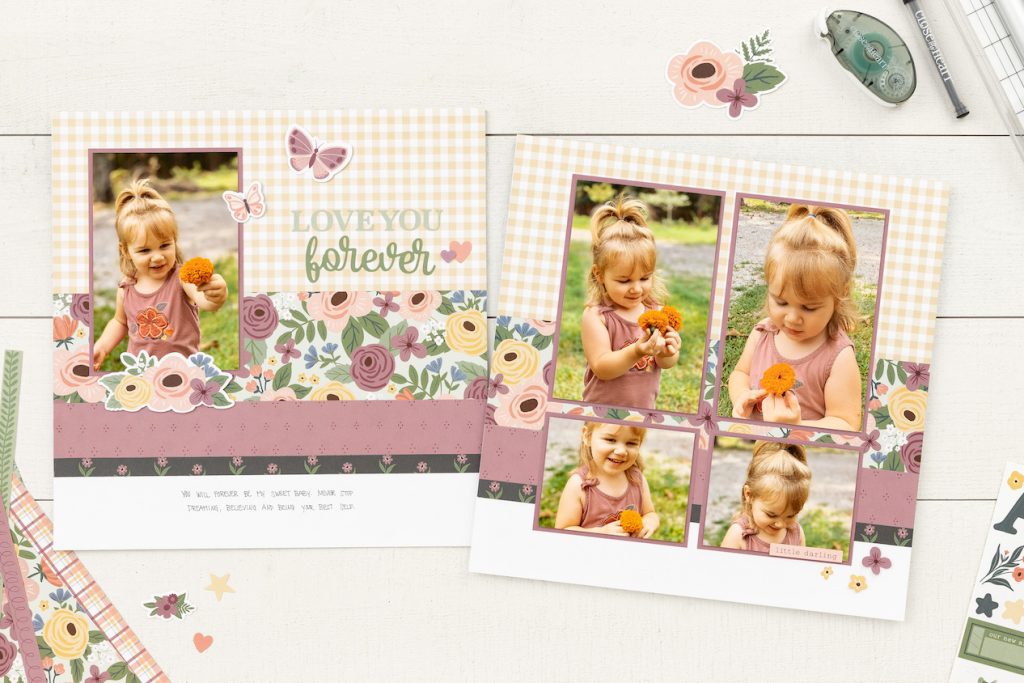 CTMH As You Grow Scrapbook Layout 