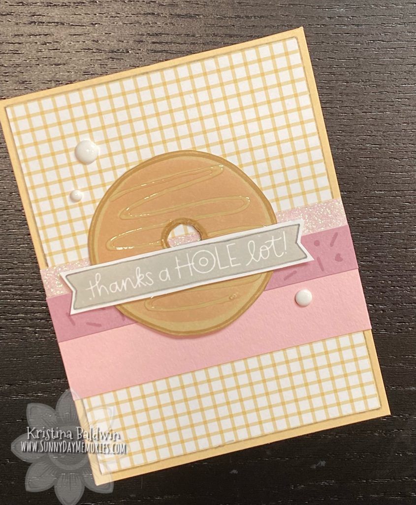 CTMH Thanks a Hole Lot Card