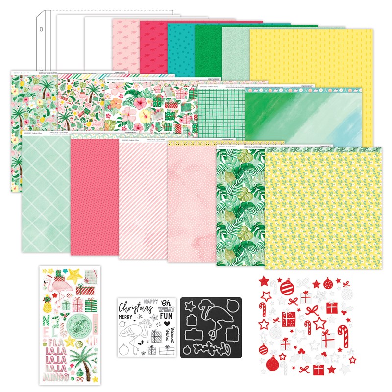 CTMH Deck the Palms Christmas Scrapbooking Kit