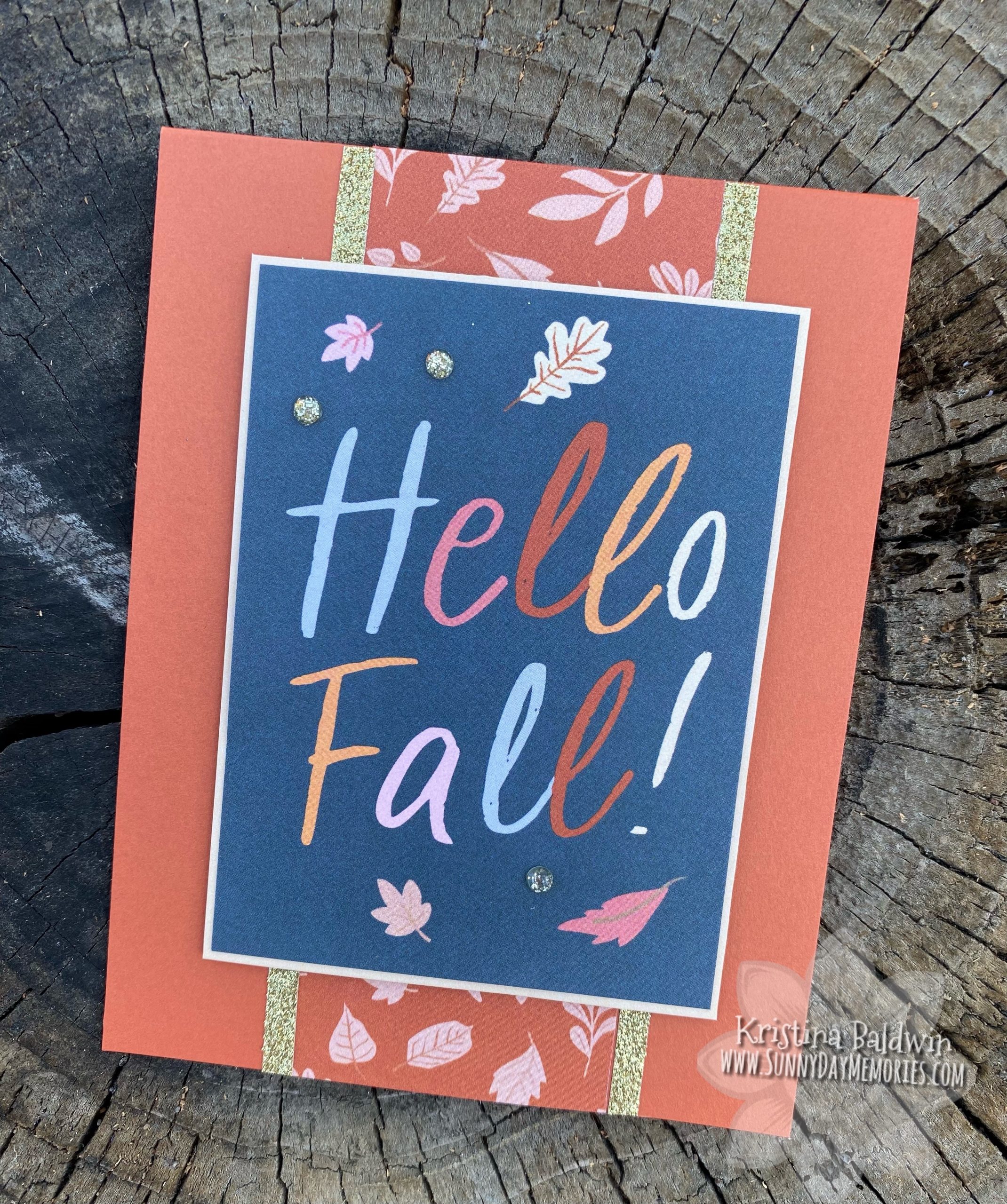 CTMH Hello Fall Card