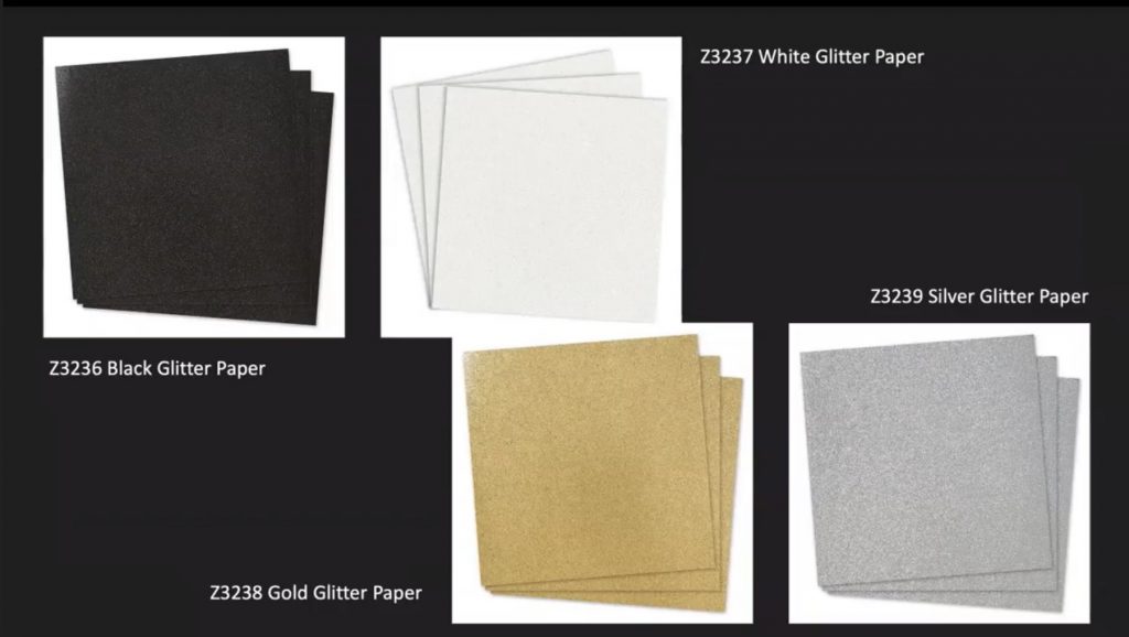 CTMH Glitter Paper