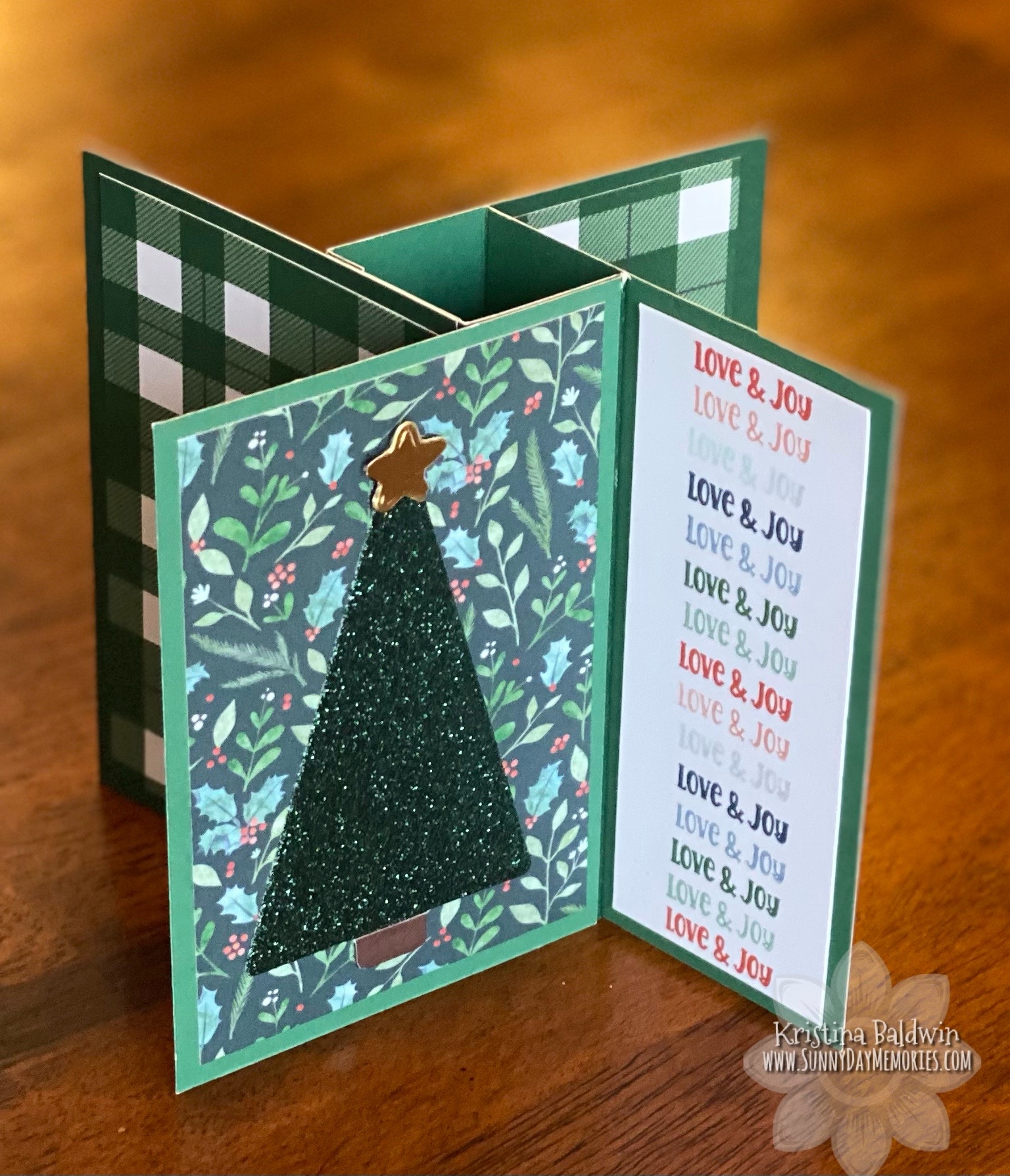CTMH Tags Under the Tree Tower Holiday Card