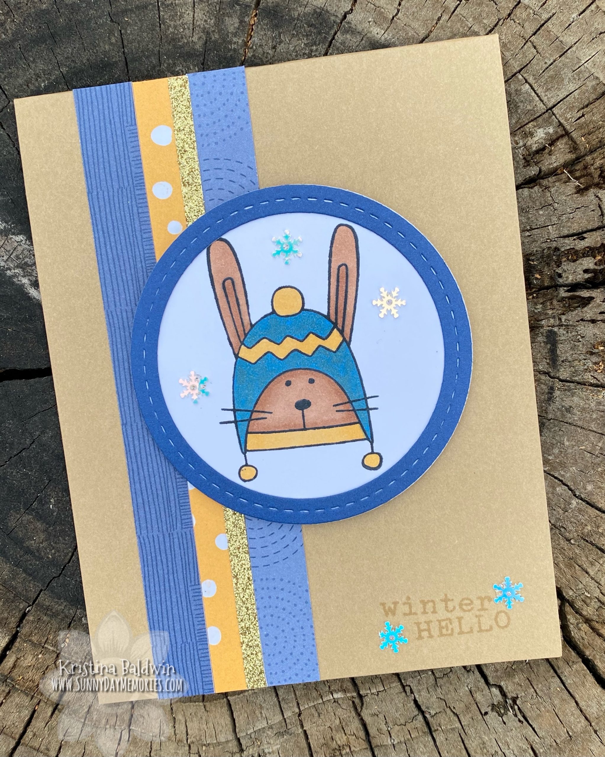 CTMH Winter Hello Card