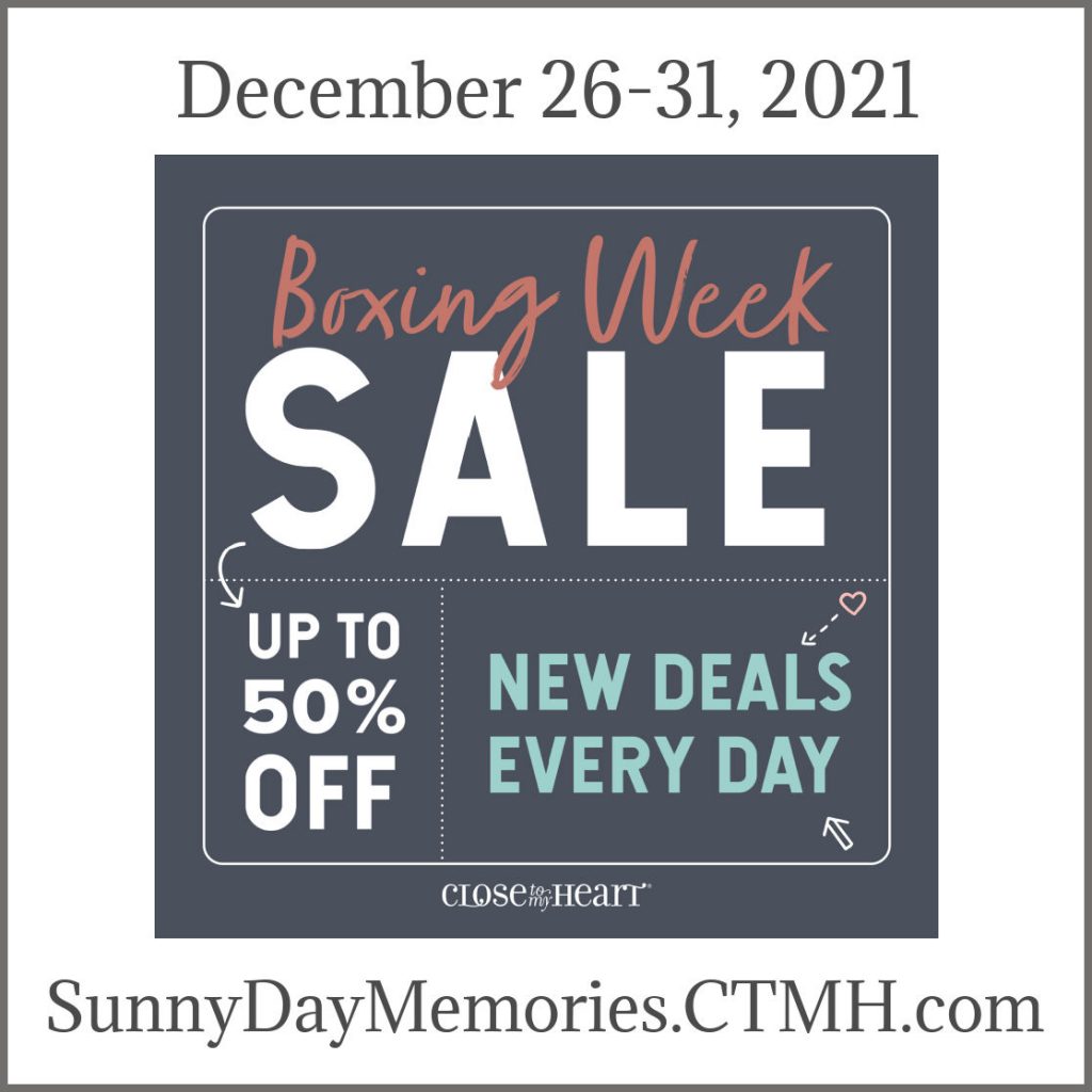 2021 CTMH Boxing Week Sale