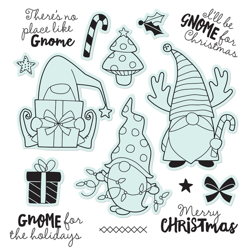 CTMH Gnome for Christmas Stamp + Thin Cuts