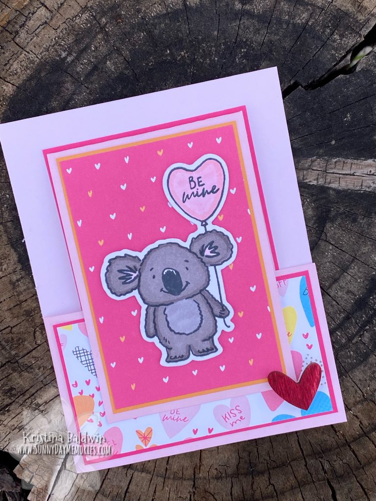CTMH Be Mine Koala Valentine Card