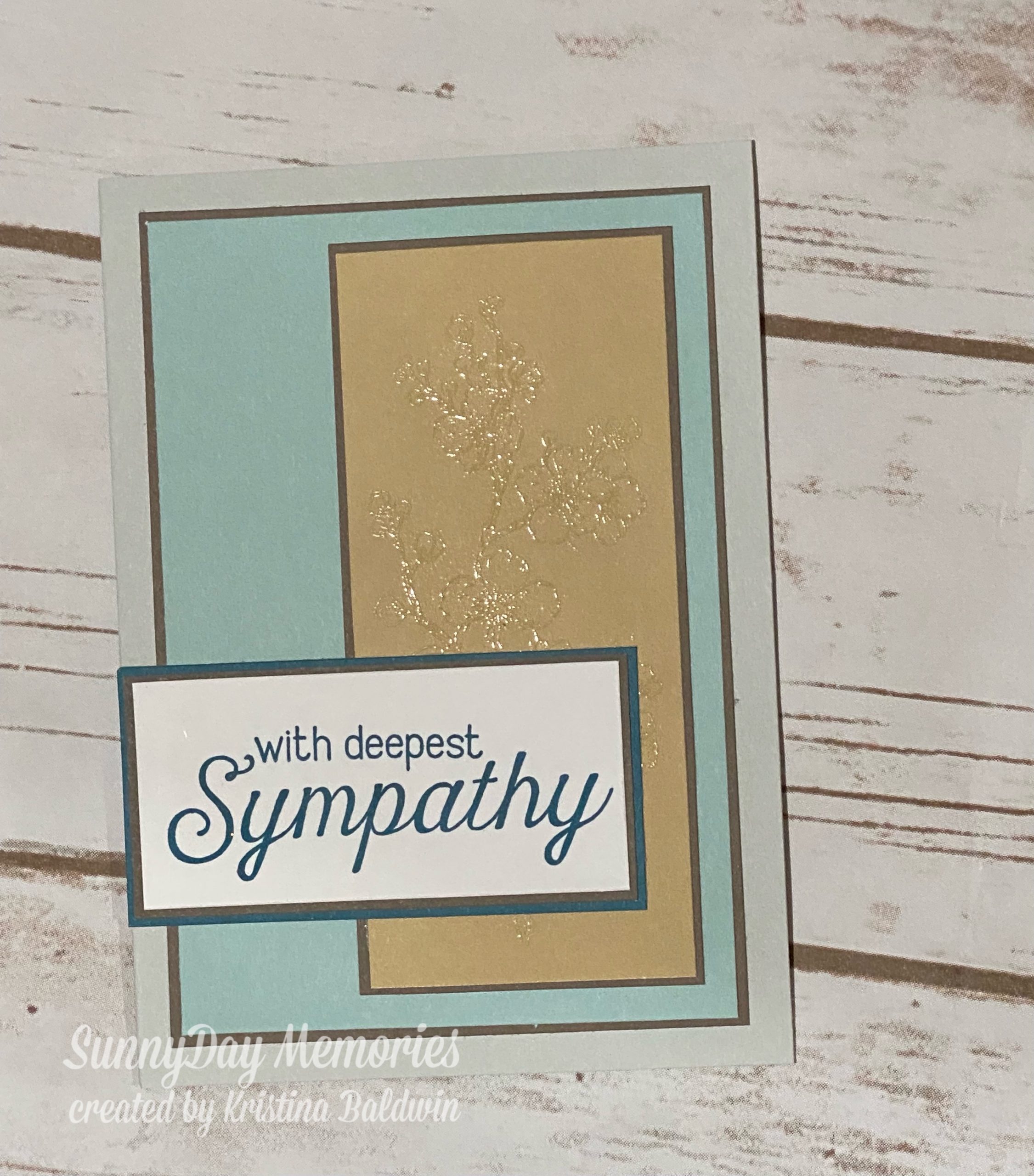 CTMH Simple Sympathy Card