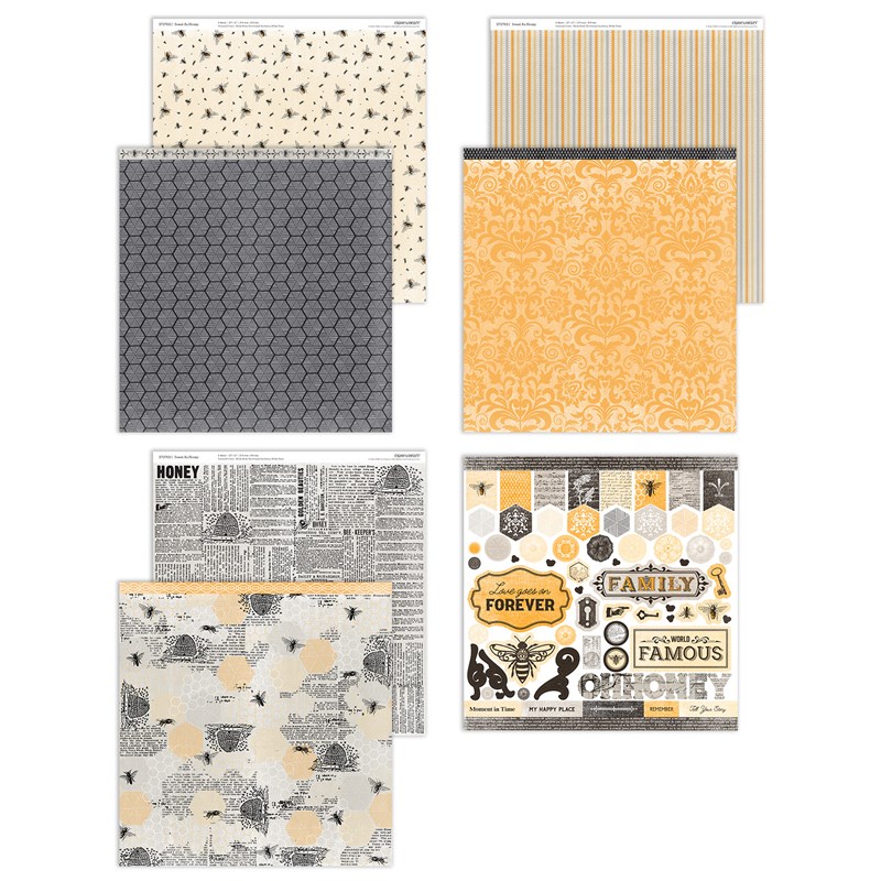 CTMH Sweet As Honey Paper Collection