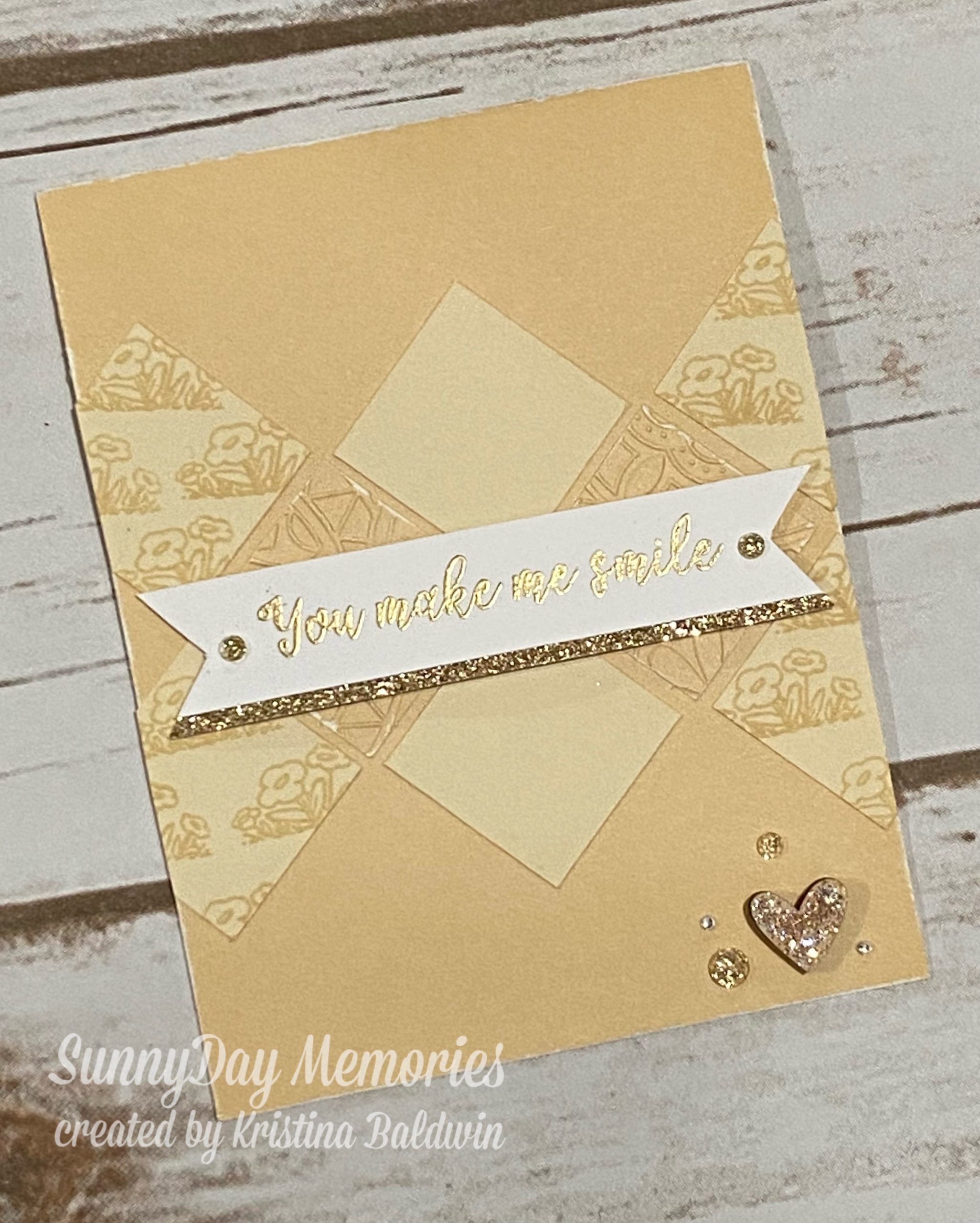 You Make Me Smile Card for National Shortbread Day