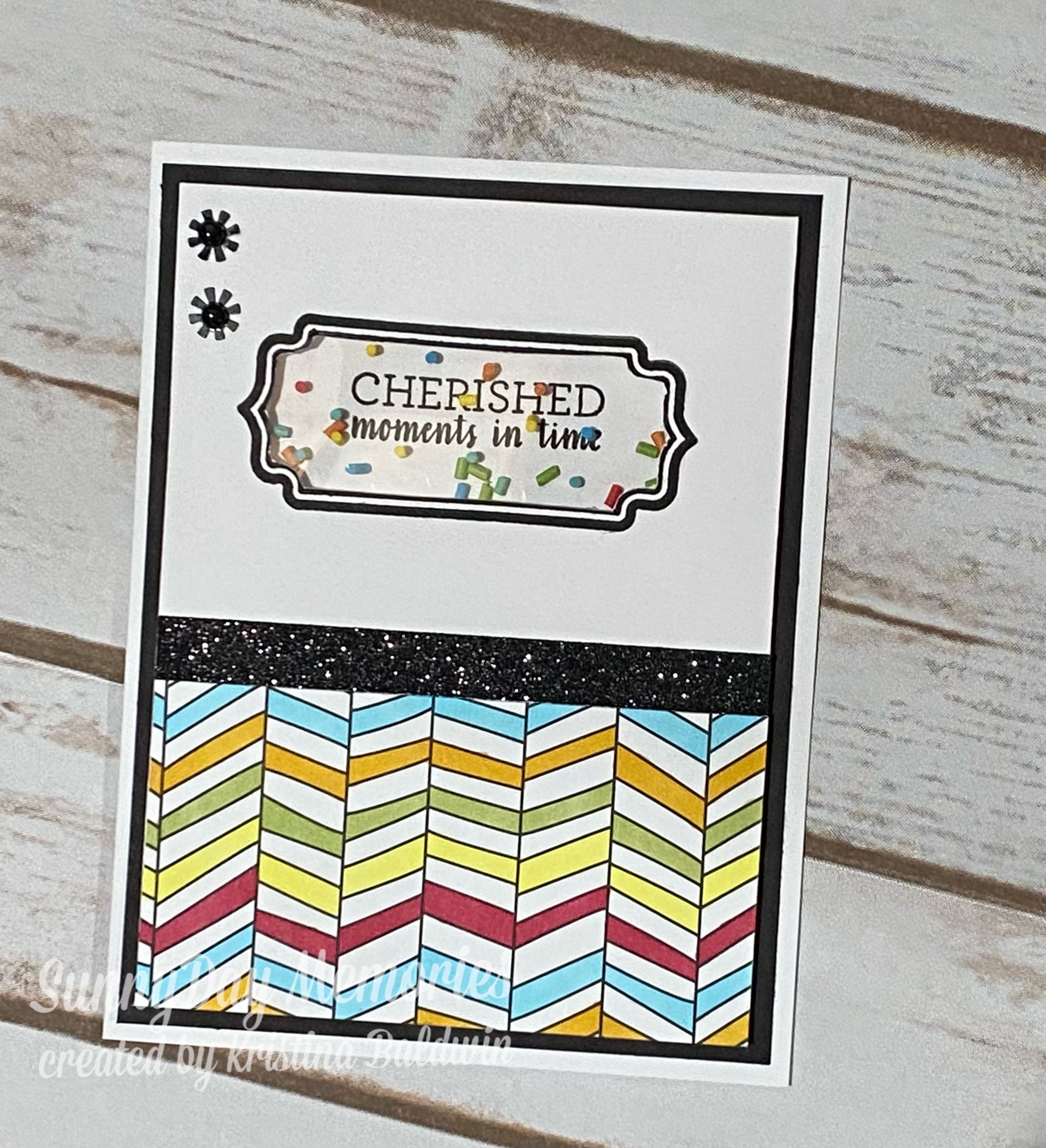 CTMH Cherished Moments Shaker Card