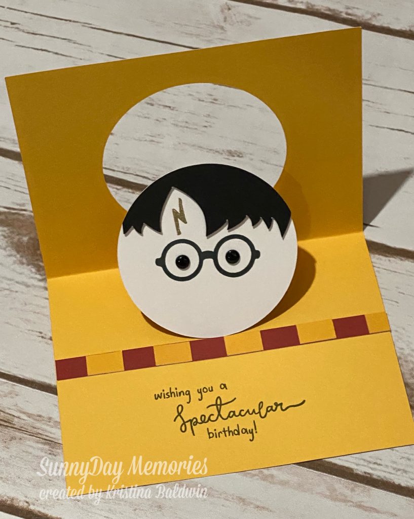 CTMH Harry Potter Flip Card Inside