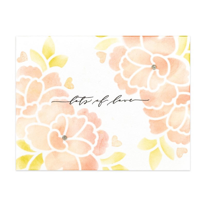 CTMH Many Wishes Layered Stencil Card Kit #2