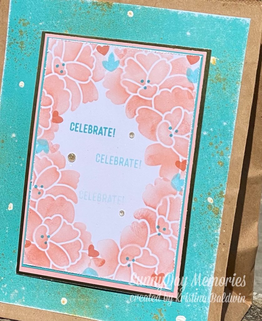 Handmade Celebrate Gift Bag Closeup