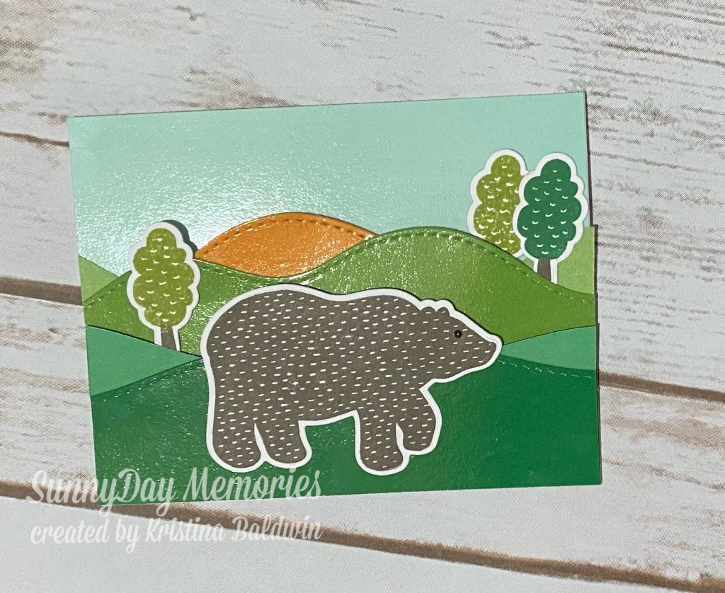 CTMH The Wild Life Bear Card