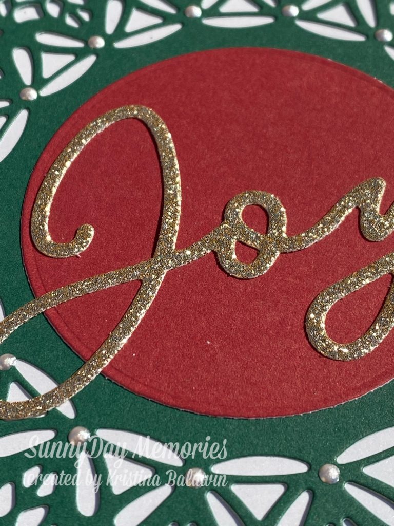 CTMH Joy Holiday Card Closeup