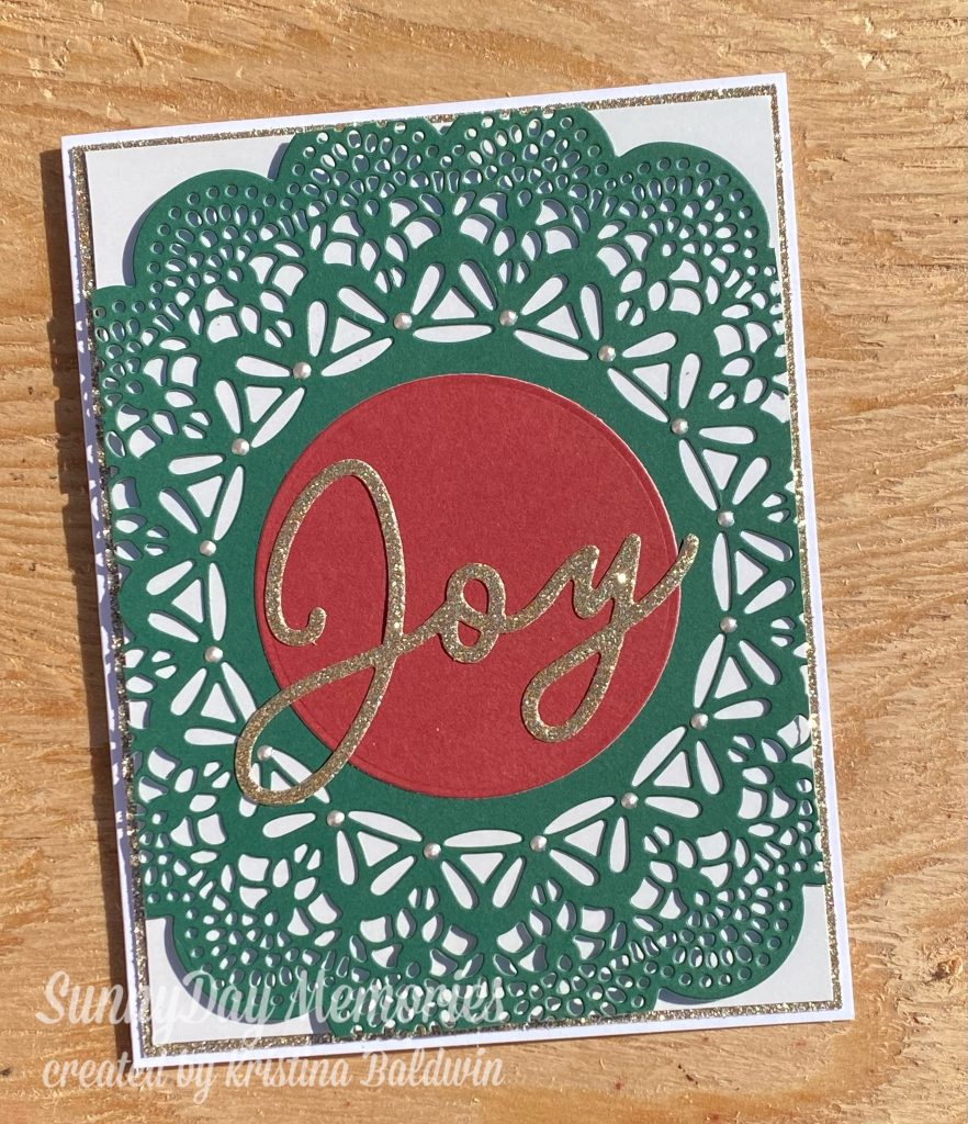 CTMH Elegant Joy Holiday Card