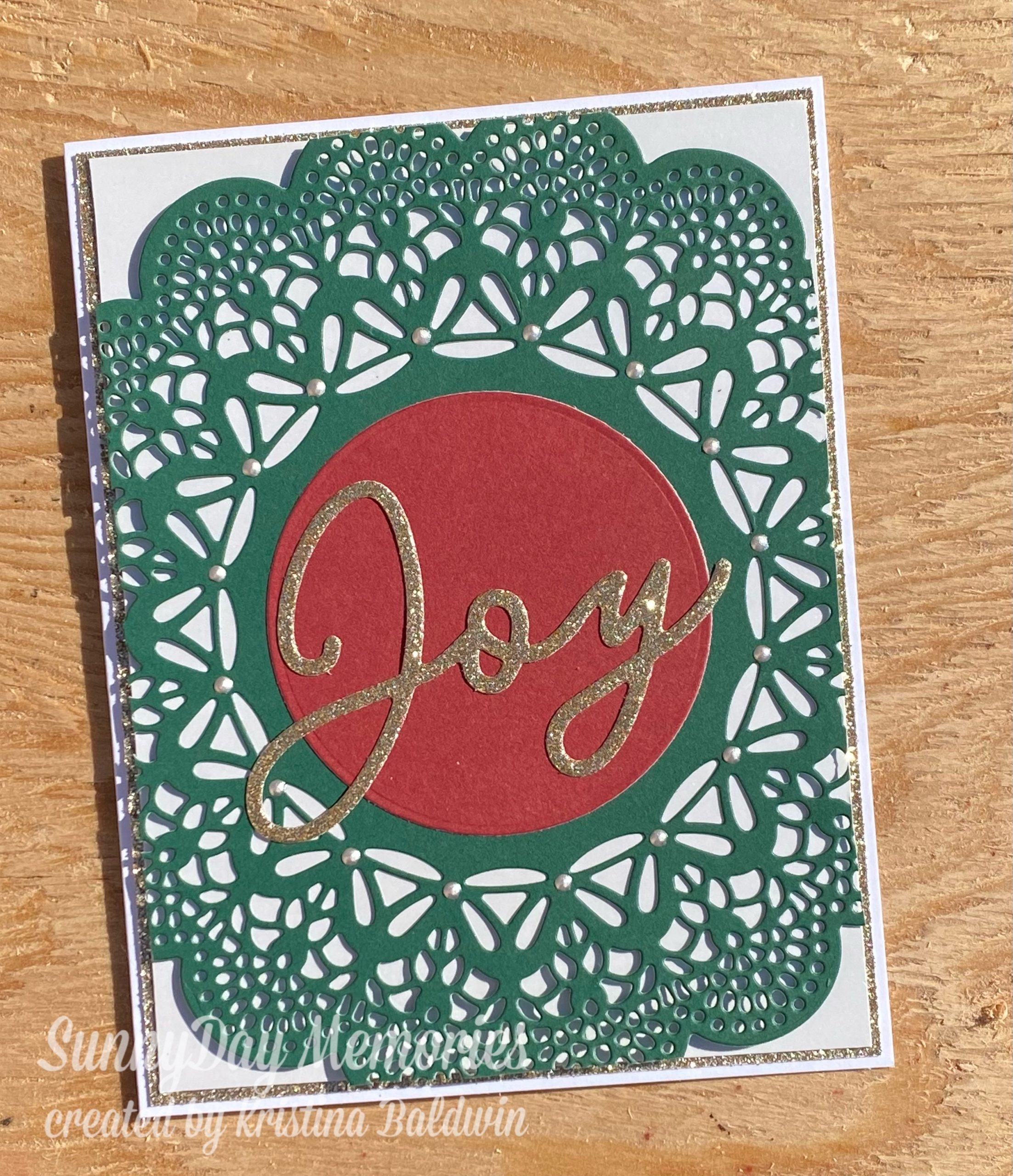 Elegant Joy Holiday Card
