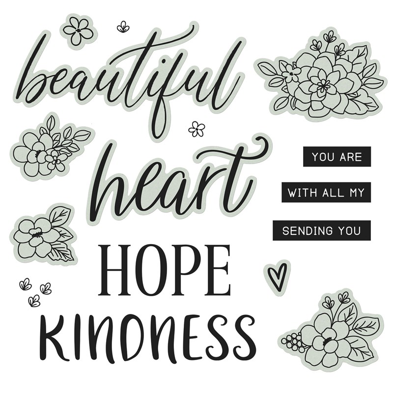 CTMH Hope & Kindness Stamp + Thin Cuts