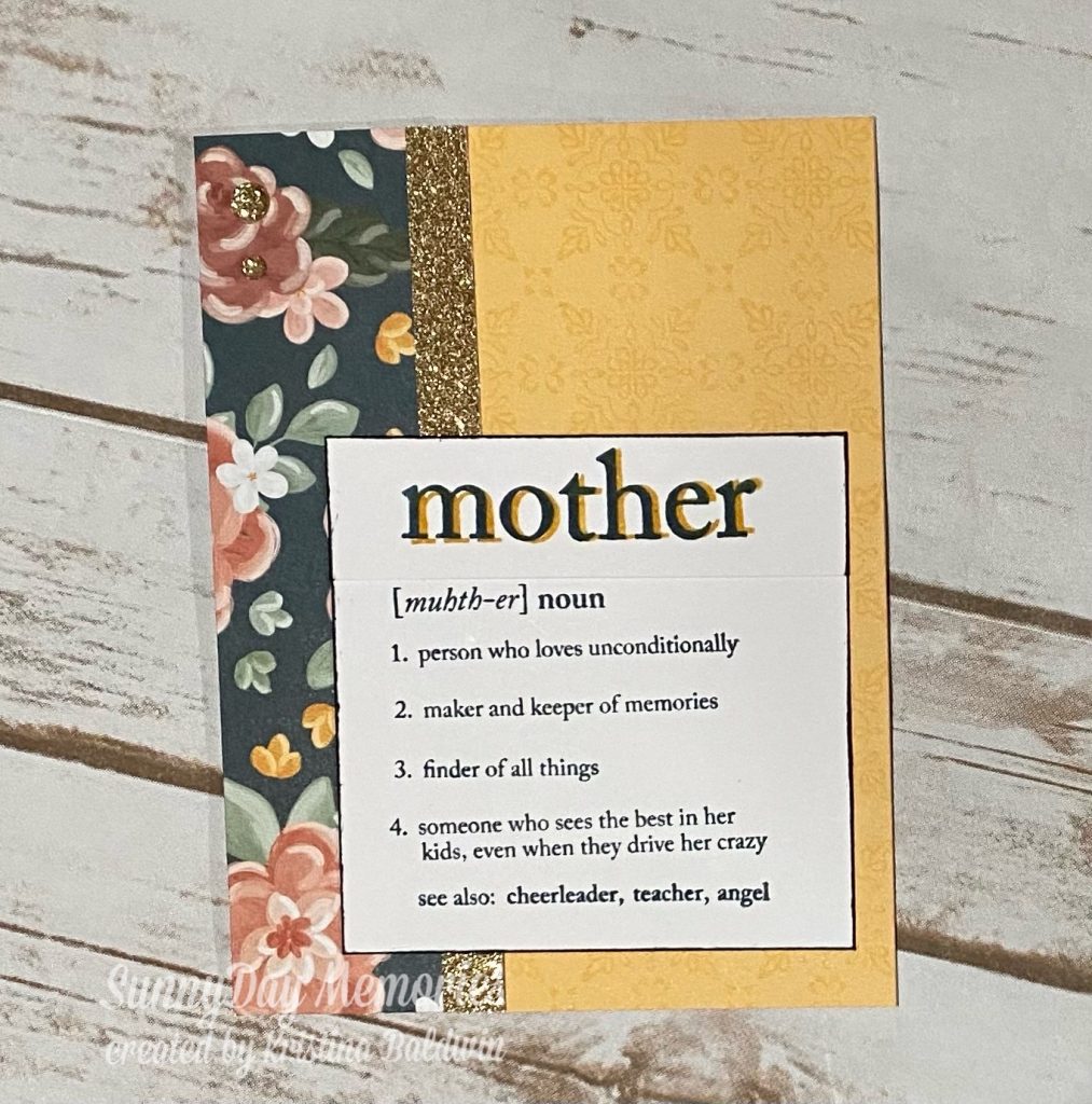 Last Minute Mother's Day Card