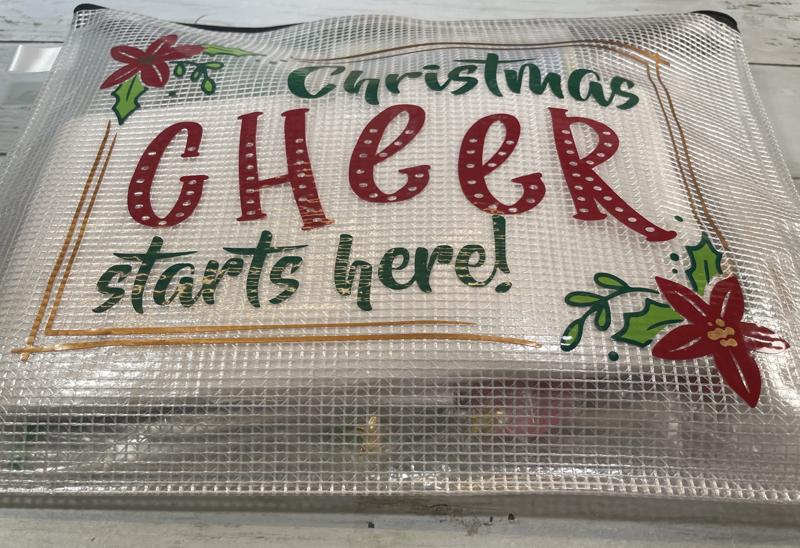 Christmas Cheer Starts Here Project Bag
