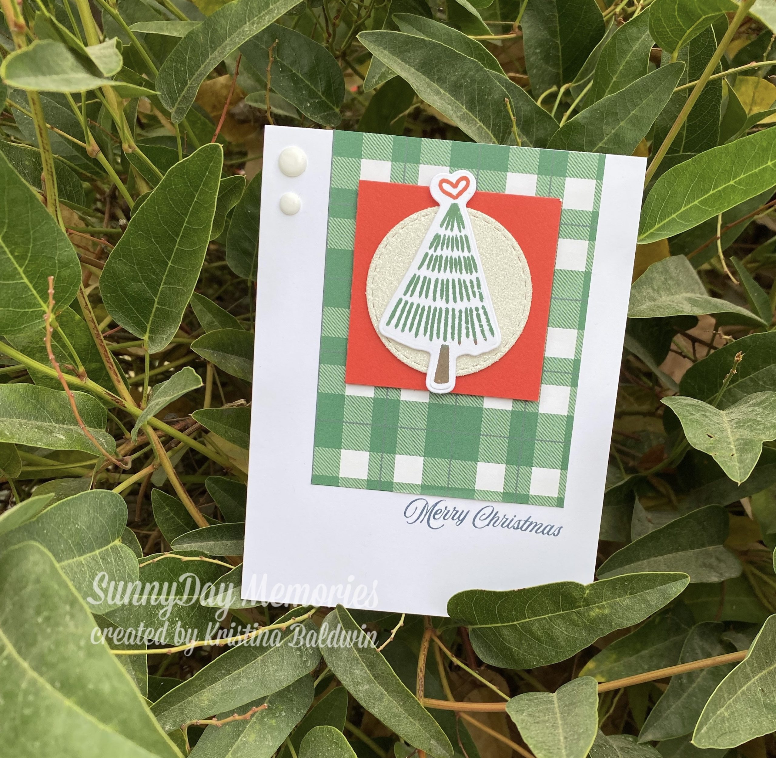 CTMH Christmas Trees Holiday Card